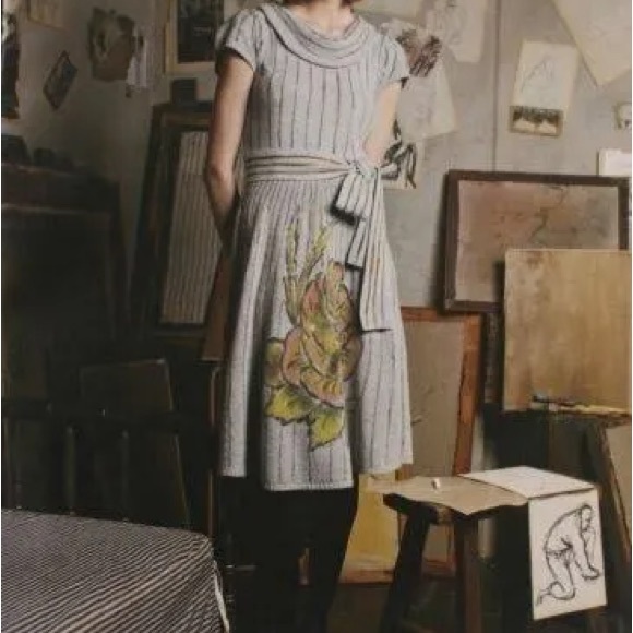 Stunning and rare Anthropologie sweater dress - Picture 6 of 6